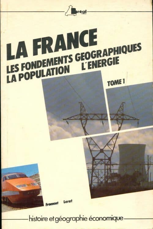 La France Tome I ! Les fondements géographiques, la population, l'énergie - R Froment