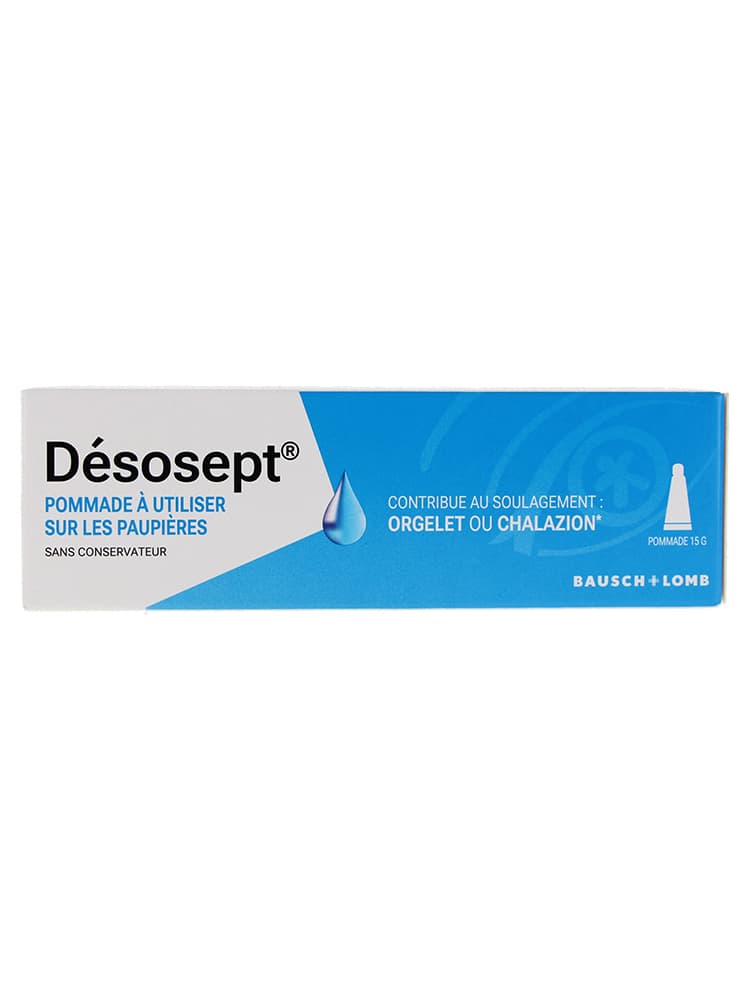 Bausch + Lomb Désosept Pommade à Utiliser sur les Paupières 15 g